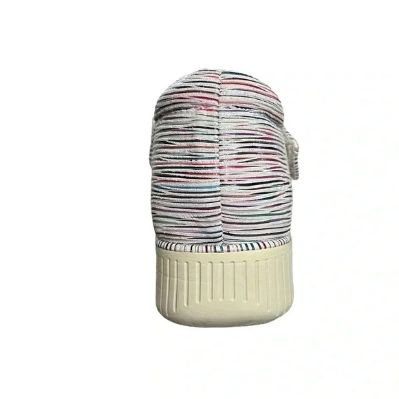 Nurture Multicolor Striped Leather Low Wedge Hook and Loop Sandals Womens size 8 - Picture 14 of 16